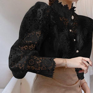 Camisa de Renda Feminina