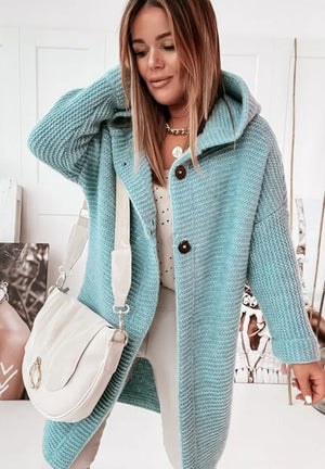 Cardigan Feminino de Lã Menta 2
