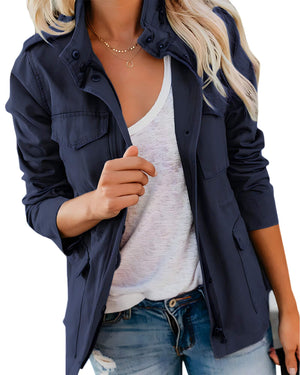 Jaqueta Feminina Azul 4