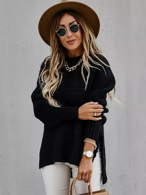 Suéter Feminino de Tricot Preto 1