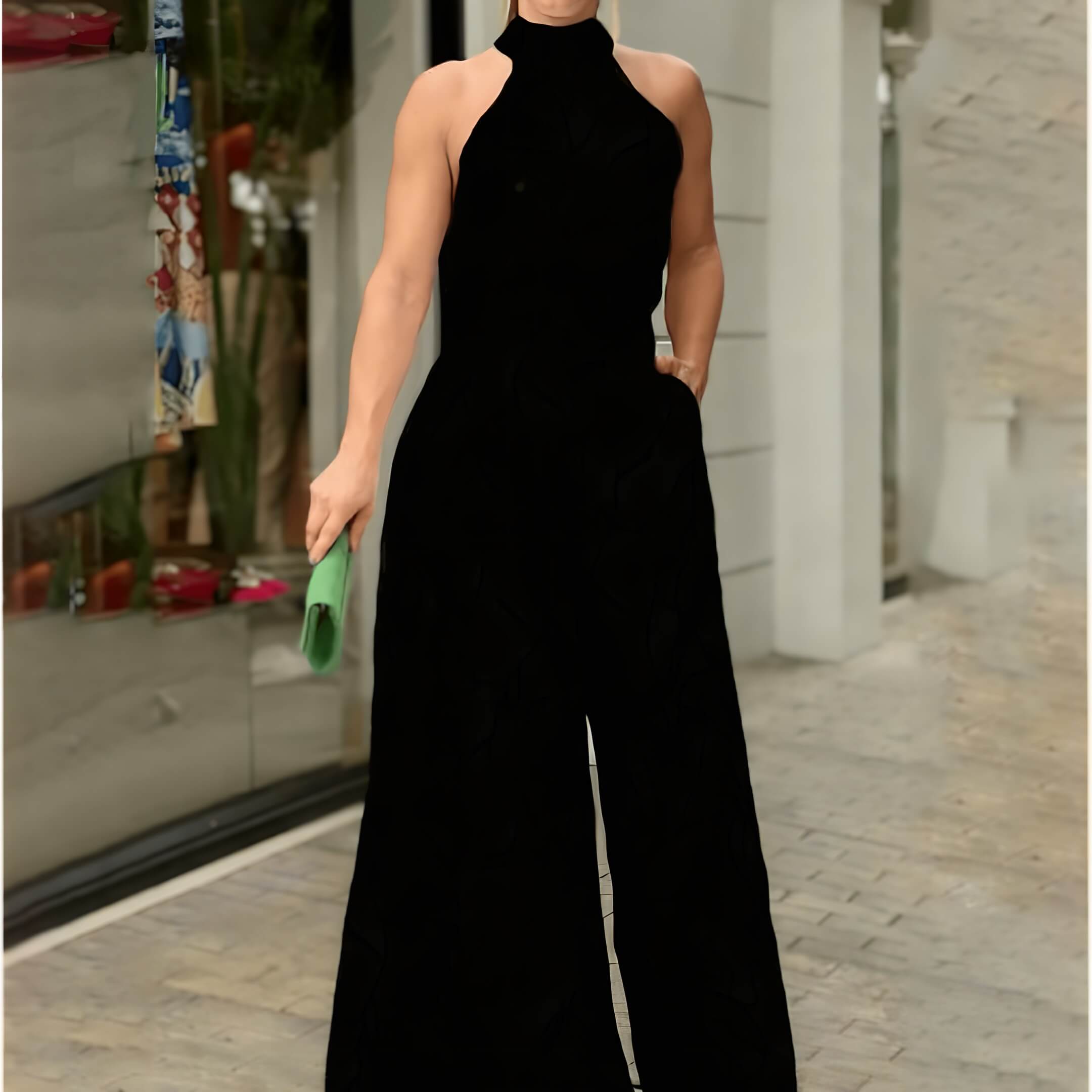 Macacão Pantalona Preto 8