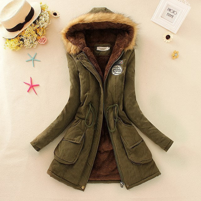 Jaqueta Forrada com Gorro Tours