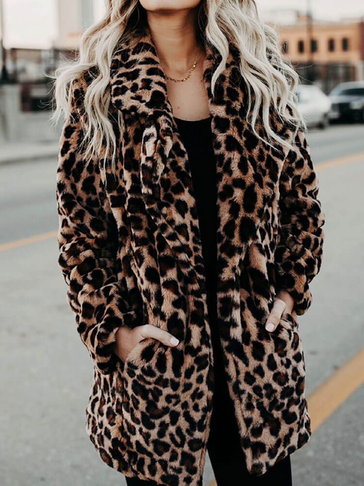 Casaco Feminino Ponto Aberto Leopardo 2