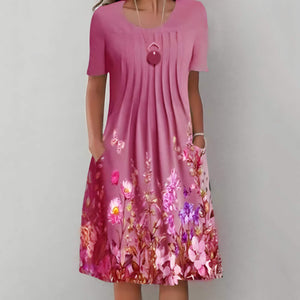 Vestido Mídi Rosa 4