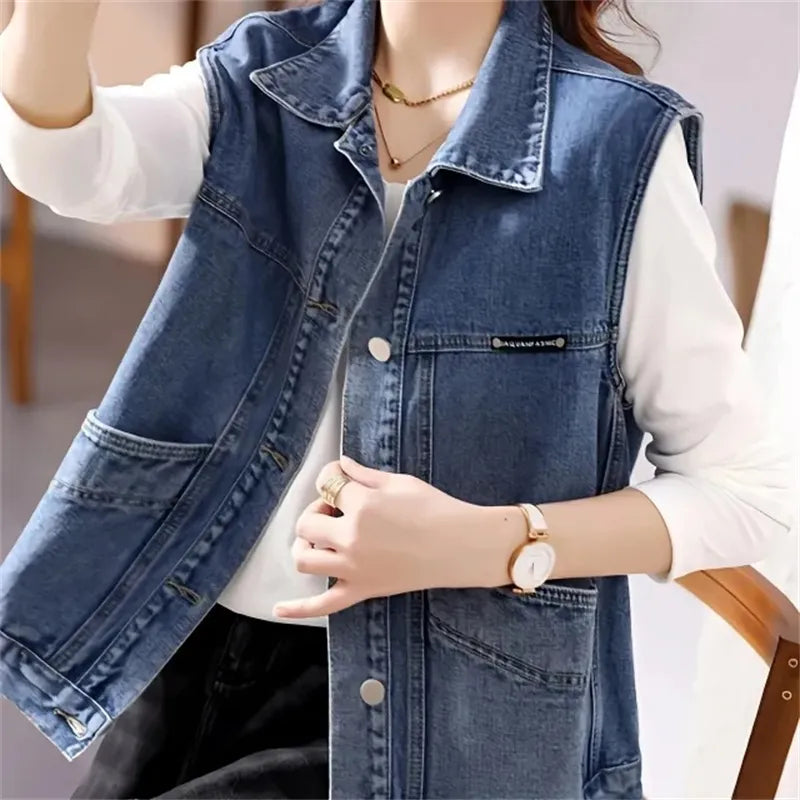 Colete Feminino Azul 5