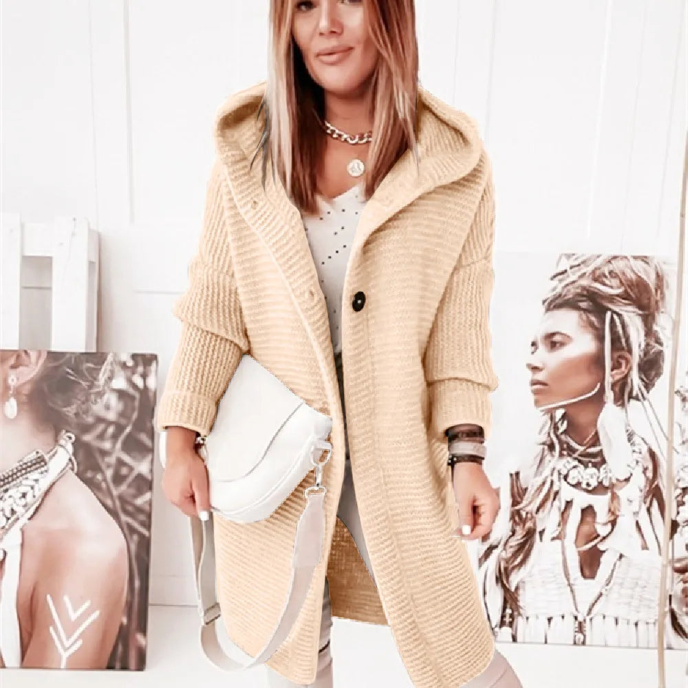 Cardigan Feminino de Lã Bege 9