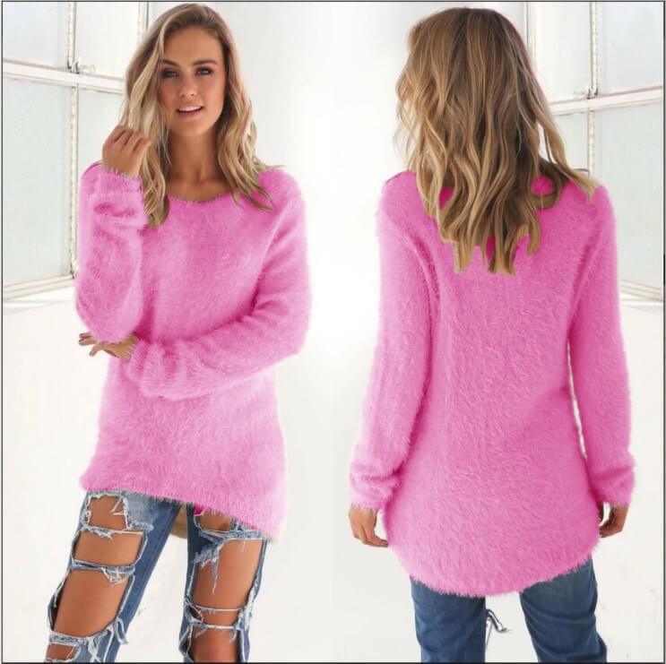 Suéter Feminino Rosa 7